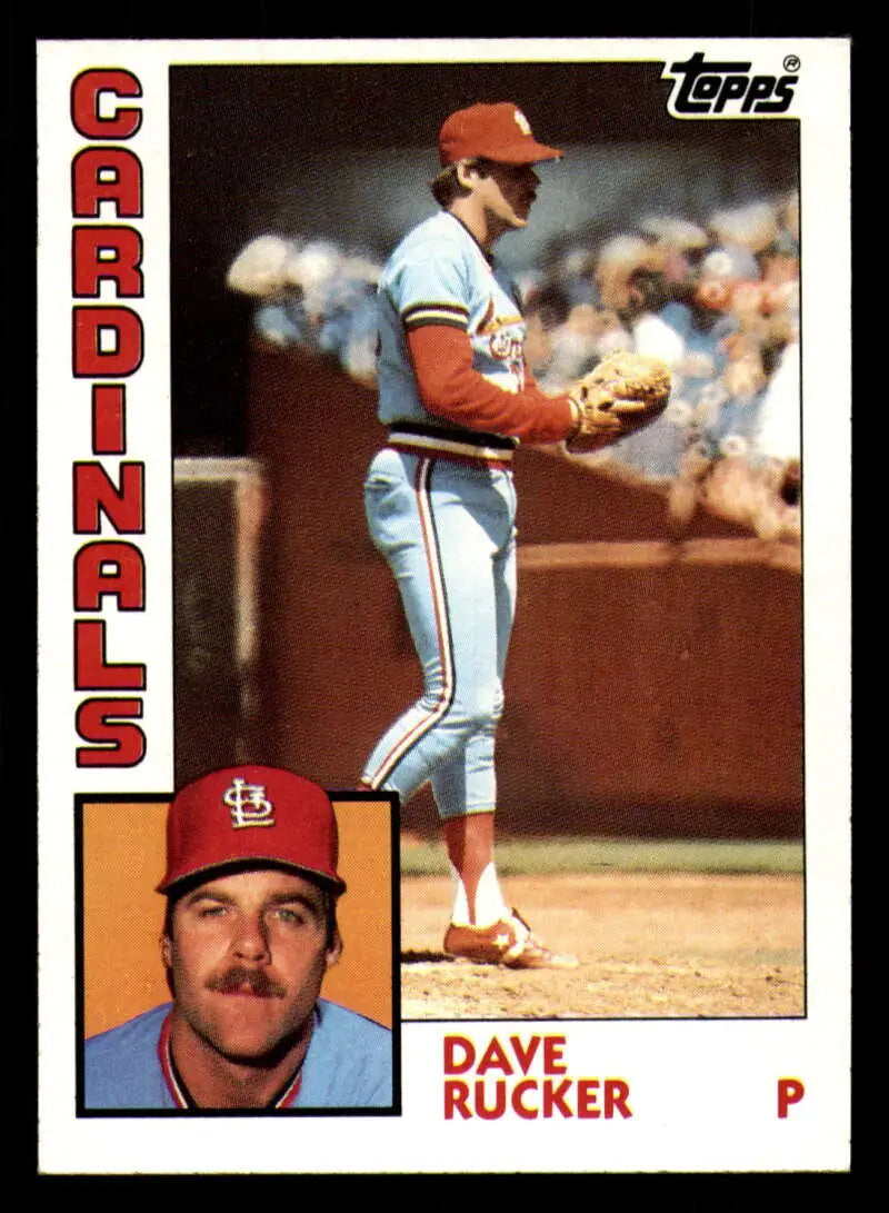 1984 Topps #699 Dave Rucker EX Excellent St. Louis Cardinals Baseball Card - Baseball Card Single