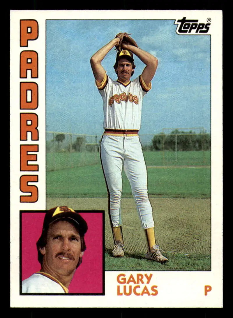 1984 Topps #7 Gary Lucas EX Excellent San Diego Padres Baseball Card - Baseball Card Single