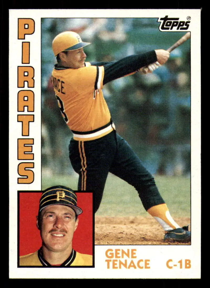 1984 Topps #729 Gene Tenace EX Excellent Pittsburgh Pirates Baseball Card - Baseball Card Single