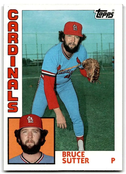 1984 Topps #730 Bruce Sutter EX Excellent St. Louis Cardinals Baseball Card - Baseball Card Single