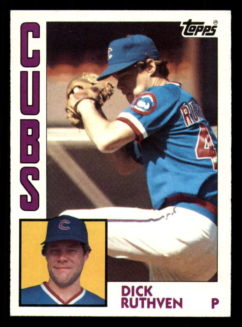 1984 Topps #736 Dick Ruthven EX Excellent Chicago Cubs Baseball Card - Baseball Card Single