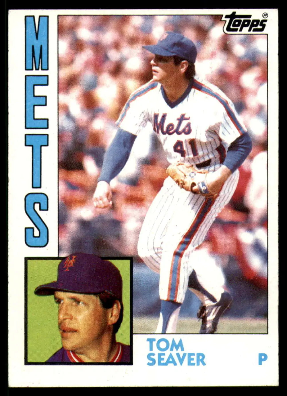 1984 Topps #740 Tom Seaver EX Excellent New York Mets Baseball Card - Baseball Card Single
