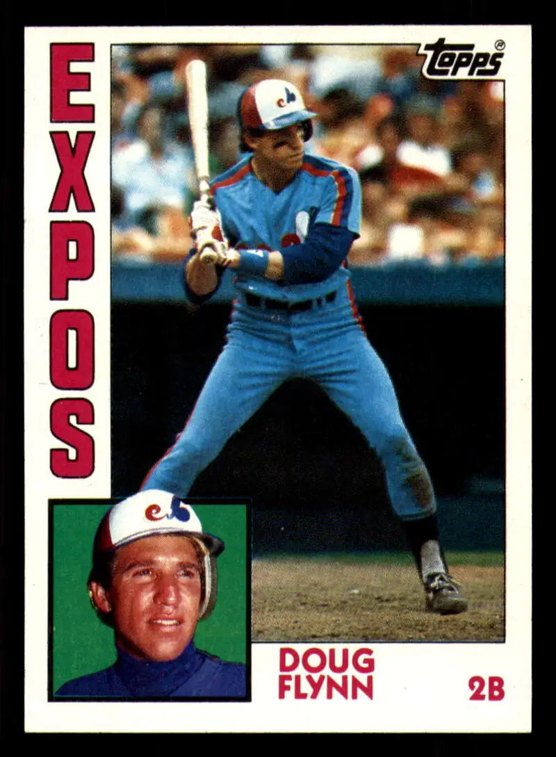 1984 Topps #749 Doug Flynn EX Excellent Montreal Expos Baseball Card - Baseball Card Single