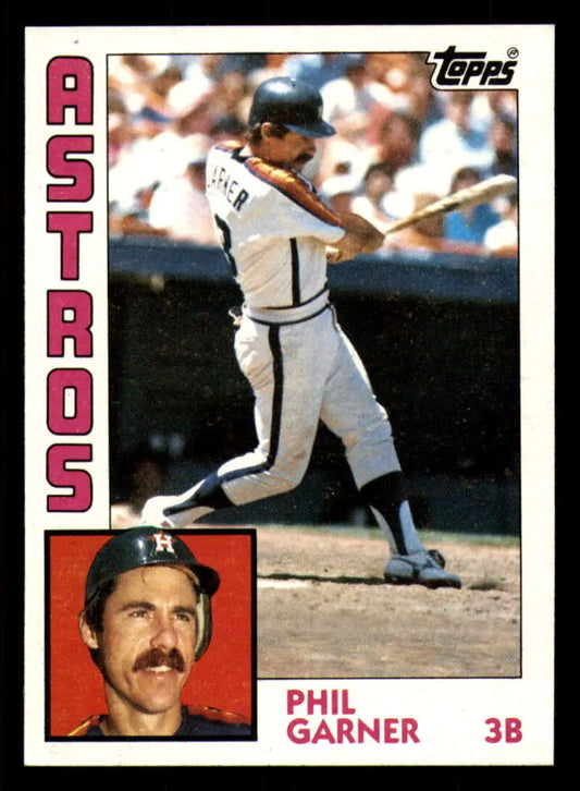 1984 Topps #752 Phil Garner EX Excellent Houston Astros Baseball Card - Baseball Card Single