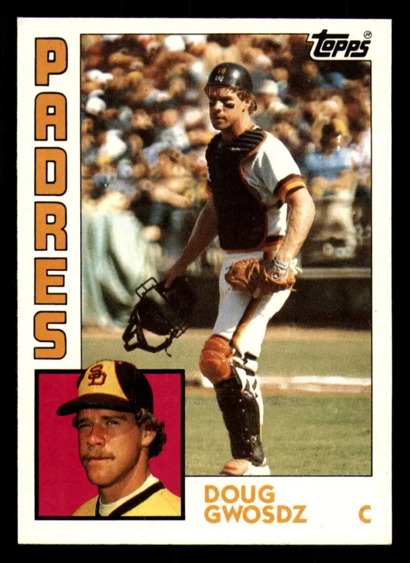 1984 Topps #753 Doug Gwosdz EX Excellent San Diego Padres Baseball Card - Baseball Card Single