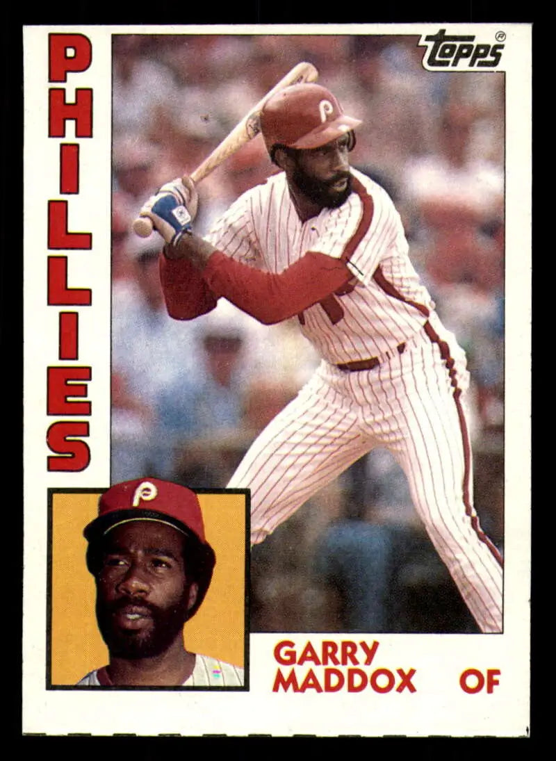 1984 Topps #755 Garry Maddox EX Excellent Philadelphia Phillies Baseball Card - Baseball Card Single