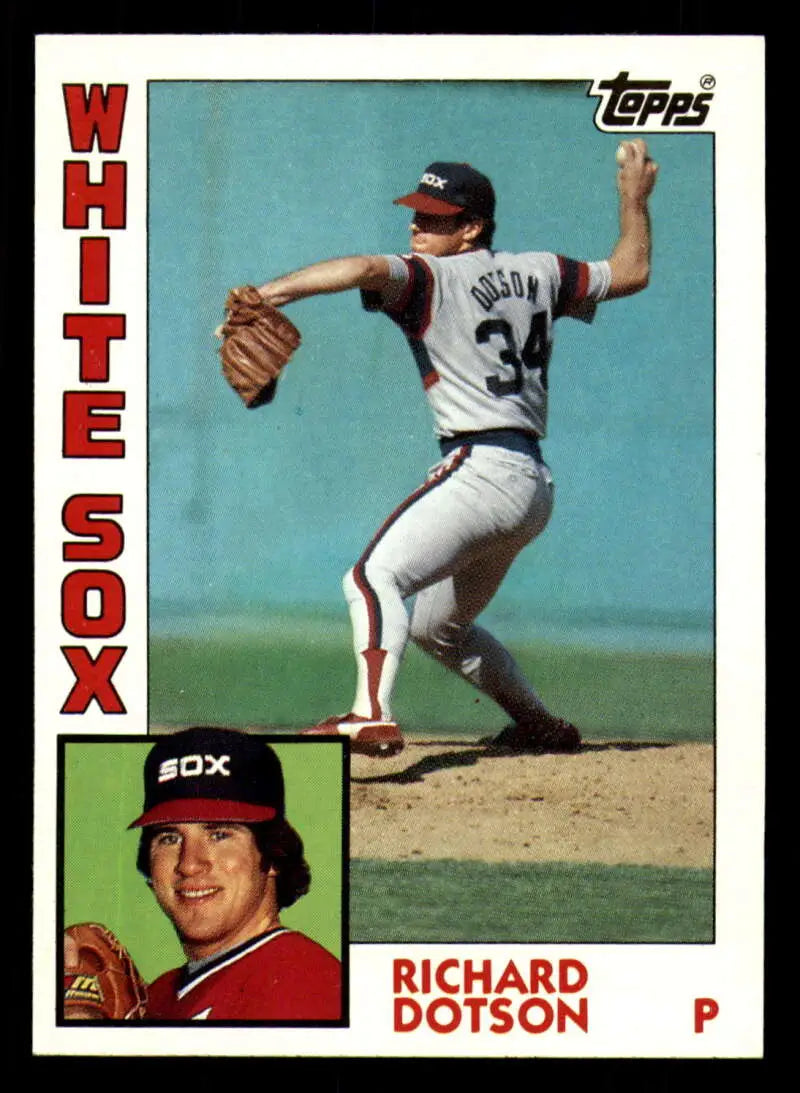 1984 Topps #759 Richard Dotson EX Excellent Chicago White Sox Baseball Card - Baseball Card Single