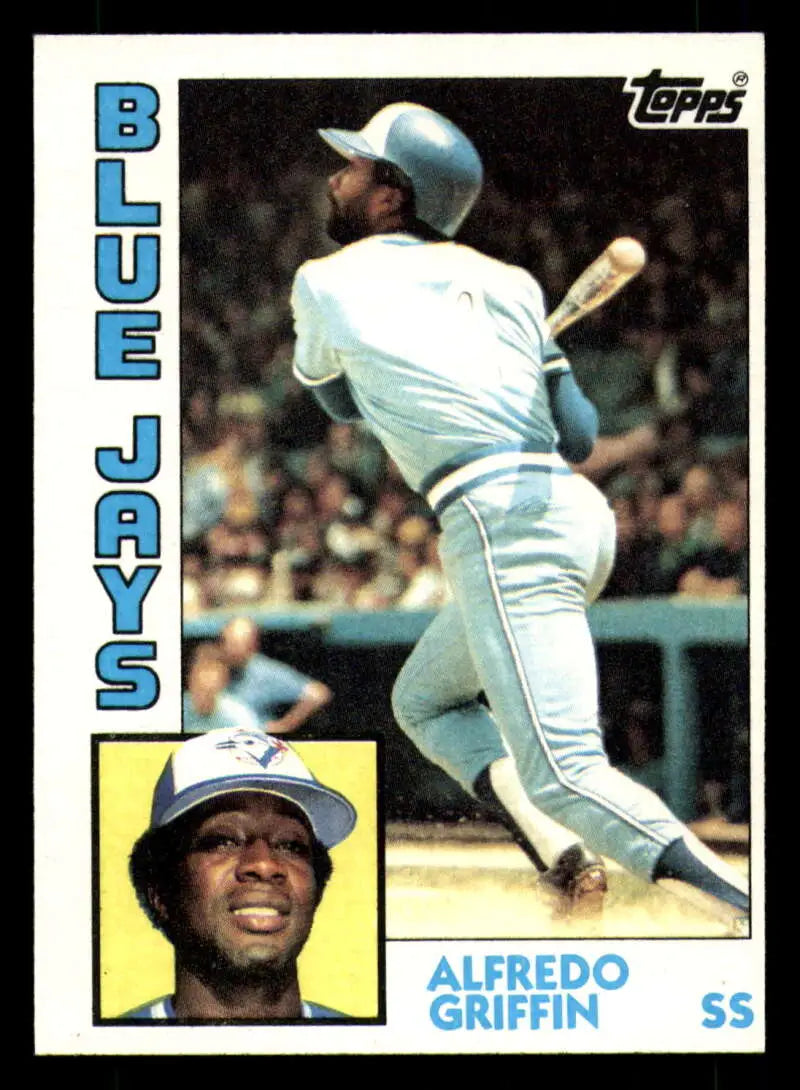 1984 Topps #76 Alfredo Griffin EX Excellent Toronto Blue Jays Baseball Card - Baseball Card Single