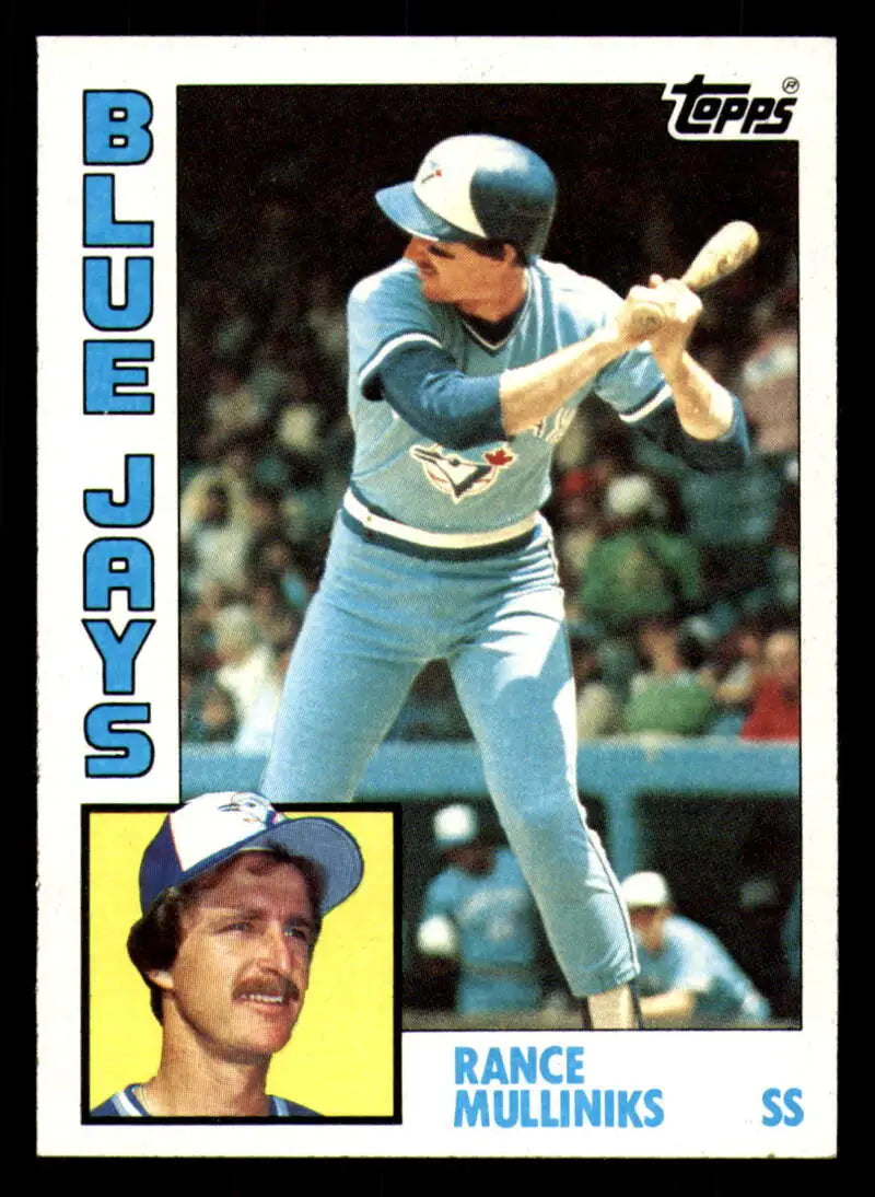 1984 Topps #762 Rance Mulliniks EX Excellent Toronto Blue Jays Baseball Card - Baseball Card Single