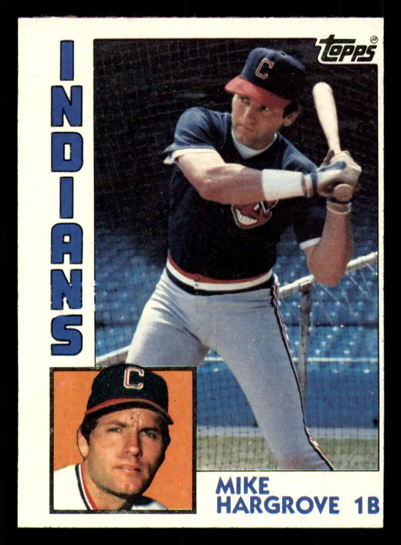 1984 Topps #764 Mike Hargrove EX Excellent Cleveland Indians Baseball Card - Baseball Card Single