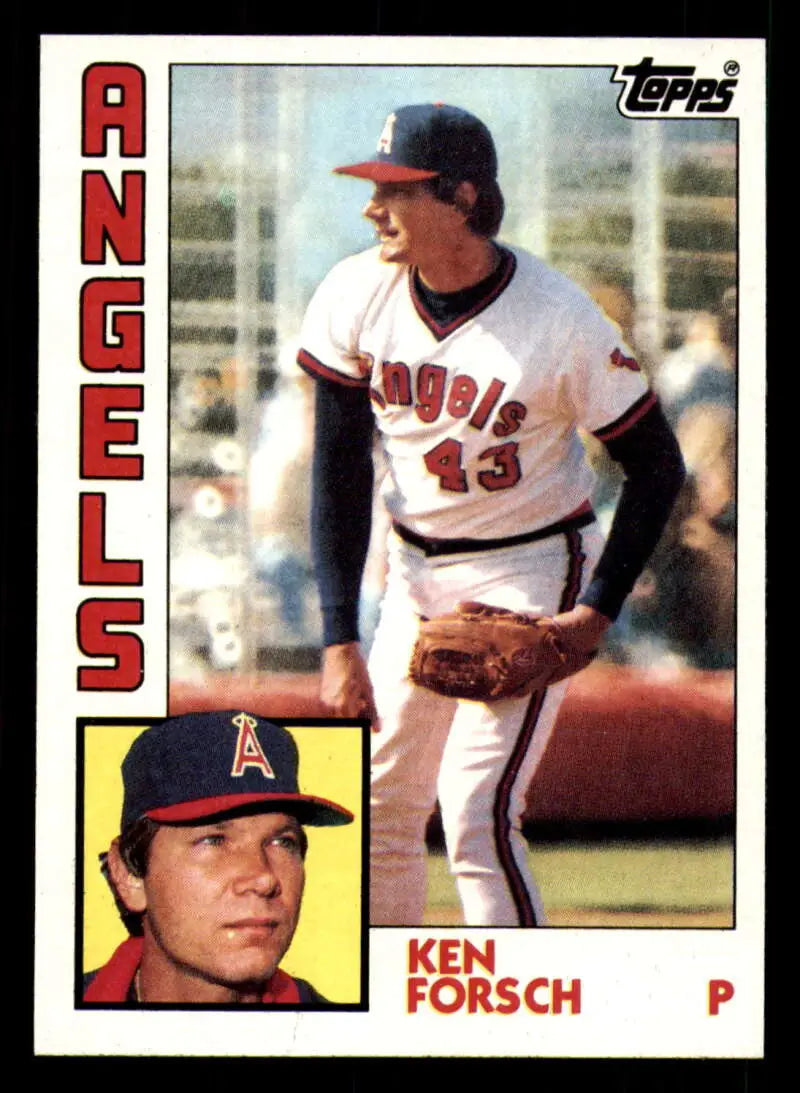 1984 Topps #765 Ken Forsch EX Excellent California Angels Baseball Card - Baseball Card Single
