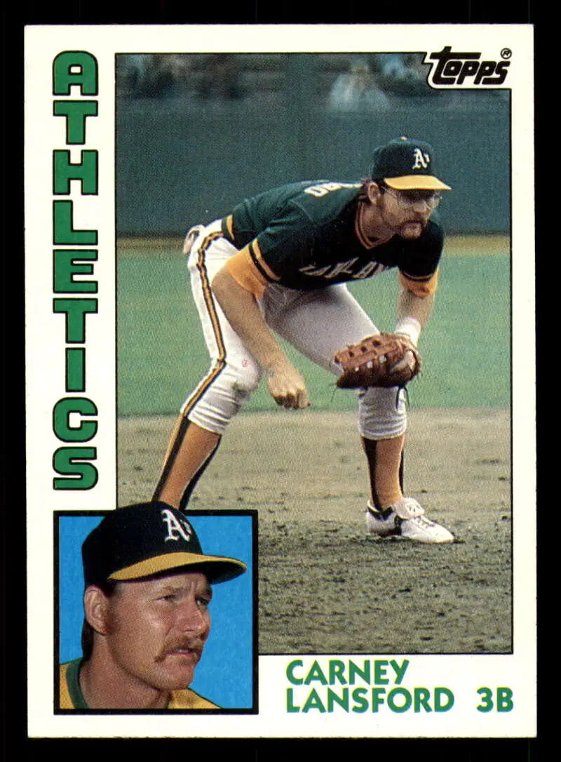 1984 Topps #767 Carney Lansford EX Excellent Oakland Athletics Baseball Card - Baseball Card Single