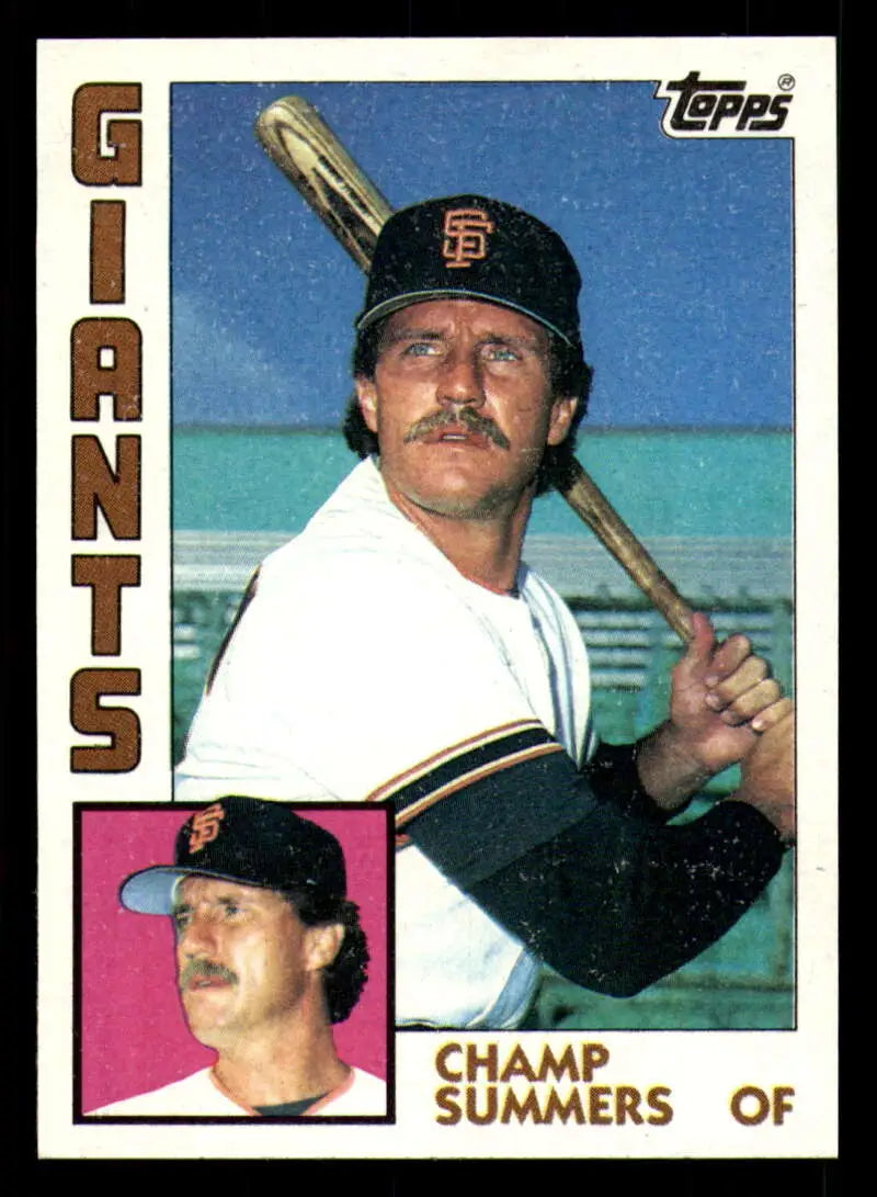 1984 Topps #768 Champ Summers EX Excellent San Francisco Giants Baseball Card - Baseball Card Single
