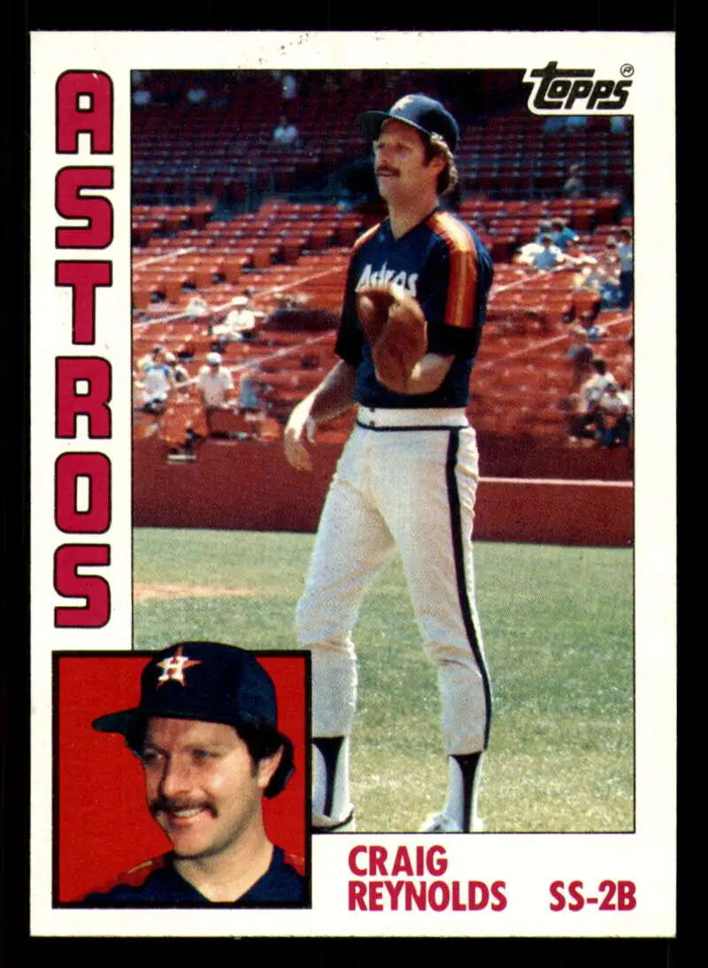 1984 Topps #776 Craig Reynolds EX Excellent Houston Astros Baseball Card - Baseball Card Single