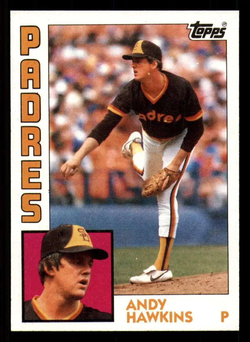 1984 Topps #778 Andy Hawkins EX Excellent RC Rookie San Diego Padres Baseball Card - Baseball Card Single