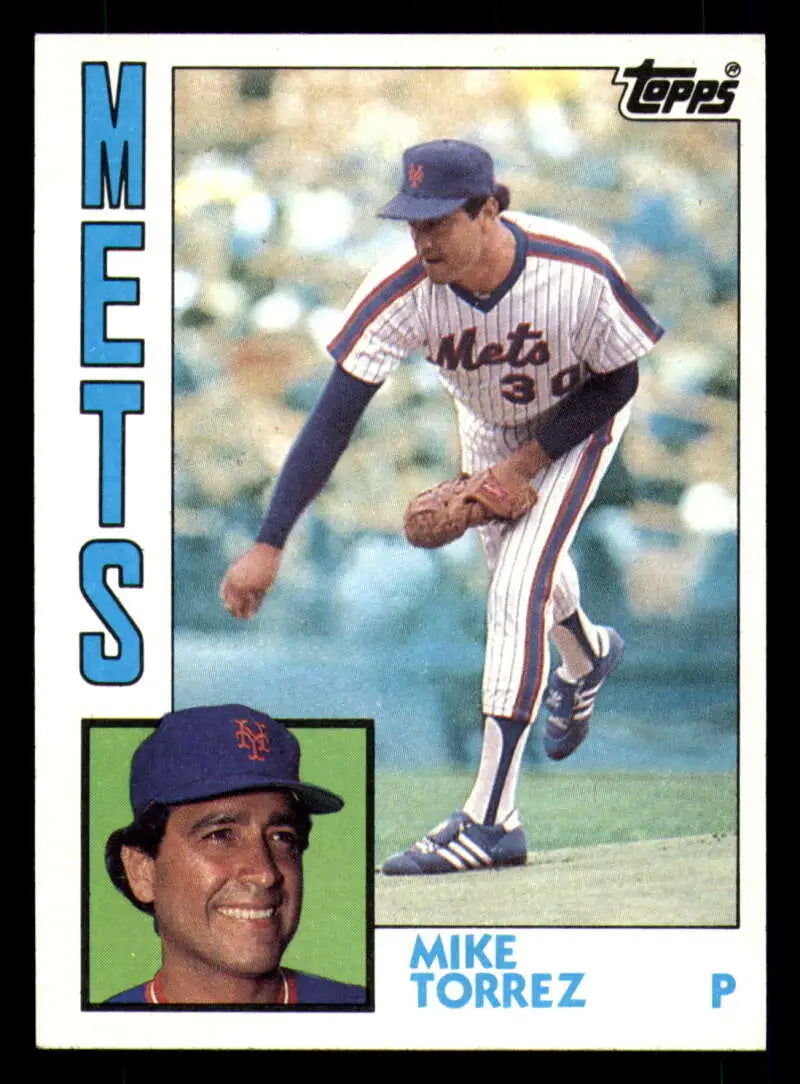 1984 Topps #78 Mike Torrez EX Excellent New York Mets Baseball Card - Baseball Card Single