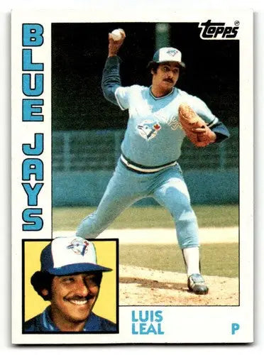 Original gloss Luis Leal Toronto baseball card from 1984 Topps #783 Leal Toronto Blue Jays