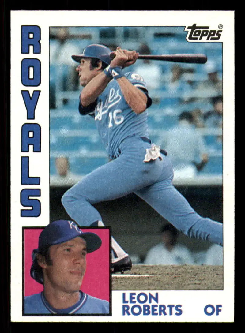 1984 Topps #784 Leon Roberts EX Excellent Kansas City Royals Baseball Card - Baseball Card Single