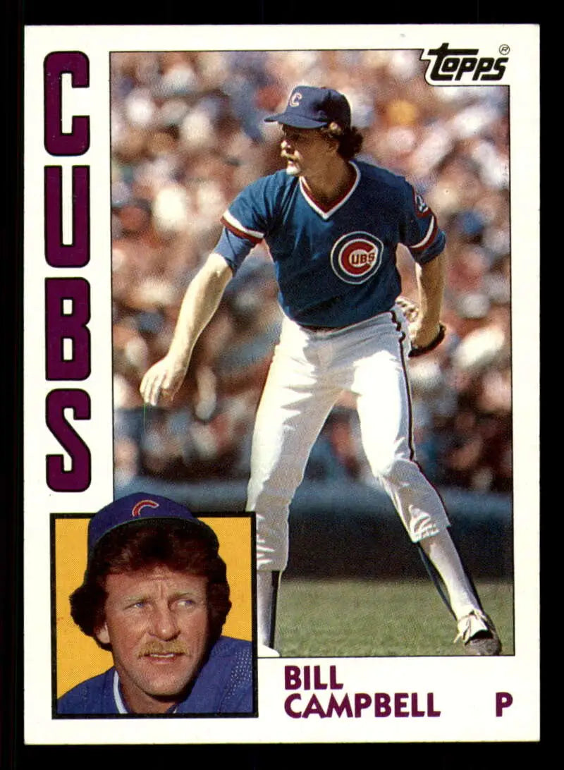 1984 Topps #787 Bill Campbell EX Excellent Chicago Cubs Baseball Card - Baseball Card Single