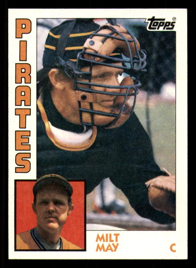 1984 Topps #788 Milt May EX Excellent Pittsburgh Pirates Baseball Card - Baseball Card Single