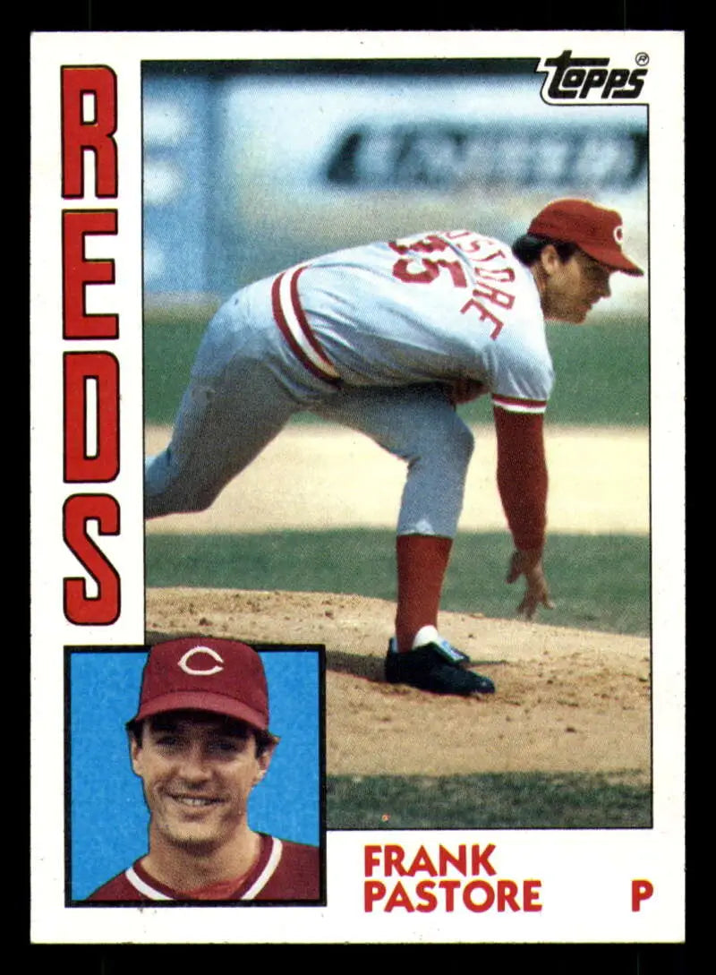 1984 Topps #87 Frank Pastore EX Excellent Cincinnati Reds Baseball Card - Baseball Card Single