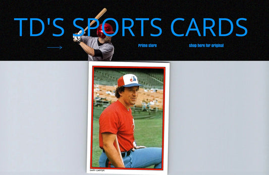 Baseball card of Gary Carter from 1984 Topps All-Star Collector’s Edition
