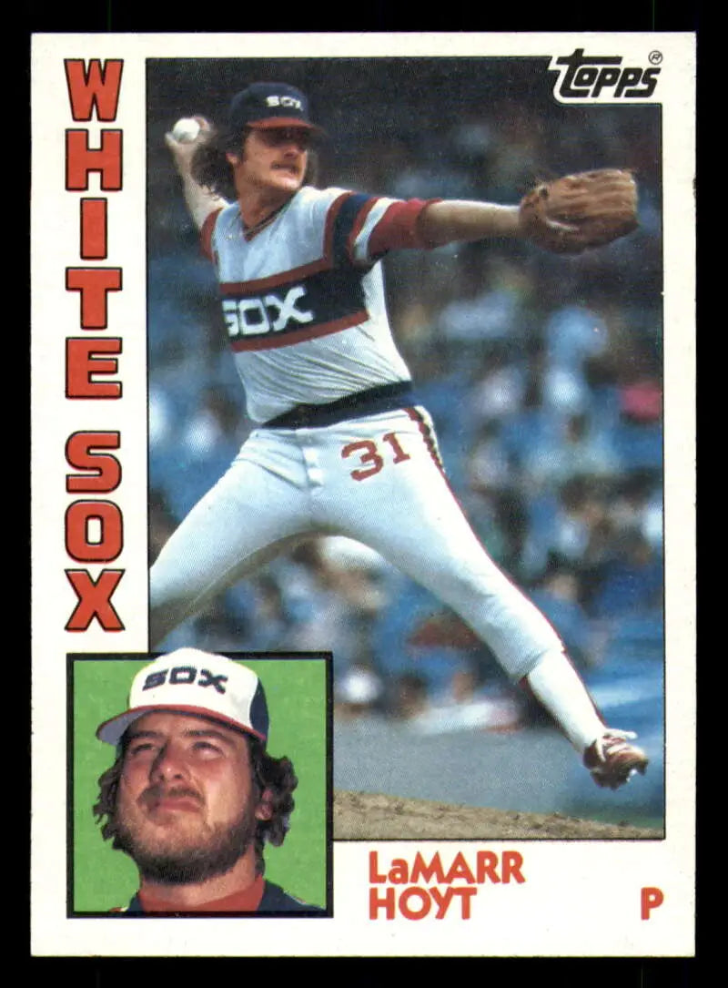 1984 Topps #97 LaMarr Hoyt EX Excellent Chicago White Sox Baseball Card - Baseball Card Single