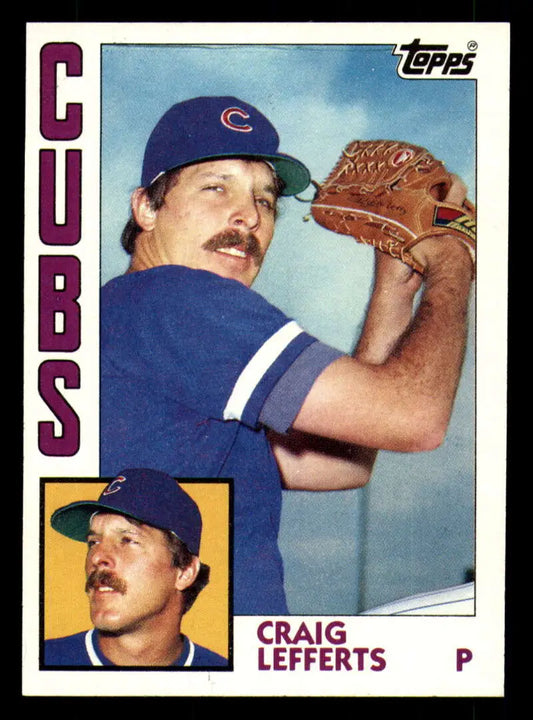 1984 Topps #99 Craig Lefferts EX Excellent RC Rookie Chicago Cubs Baseball Card - Baseball Card Single