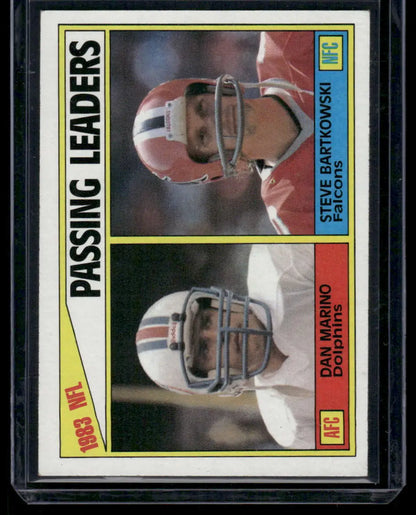 1984 Topps NFL Dan Marino Steve Bartkowski #202 Football - Football Card