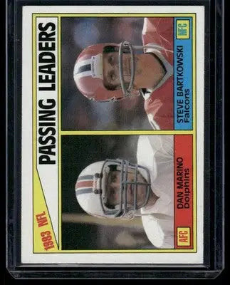 1984 Topps NFL Dan Marino Steve Bartkowski #202 Football - Football Card Single