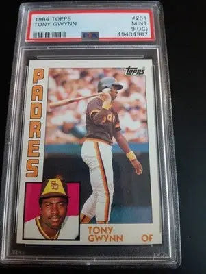 1984 Topps - Tony Gwynn #251. San Diego Padres. PSA 9 MINT - Baseball Card Single