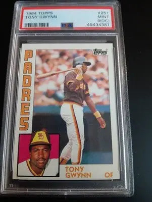 1984 Topps - Tony Gwynn #251. San Diego Padres. PSA 9 MINT - Baseball Card Single
