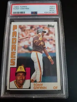 1984 Topps - Tony Gwynn #251. San Diego Padres. PSA 9 MINT - Baseball Card Single