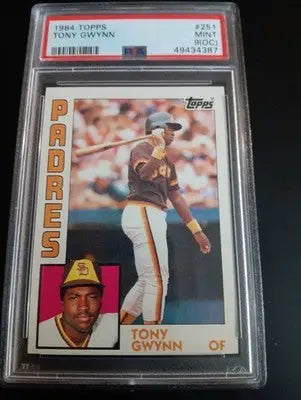 1984 Topps - Tony Gwynn #251. San Diego Padres. PSA 9 MINT - Baseball Card Single