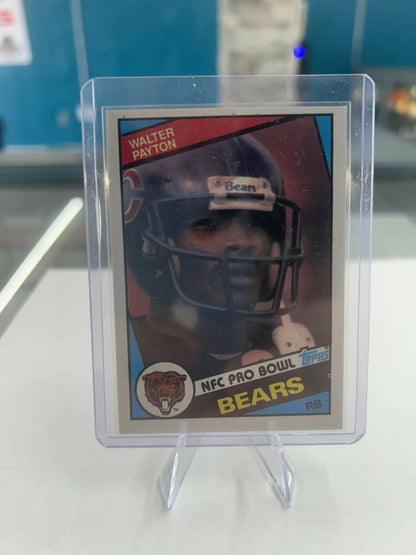 Topps Walter Payton football card Chicago Bears 1984 Topps Walter Payton #228