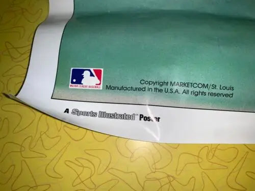 1984 Vintage Original Al Oliver Poster Sports Illustrated for fans and collectors of trading cards