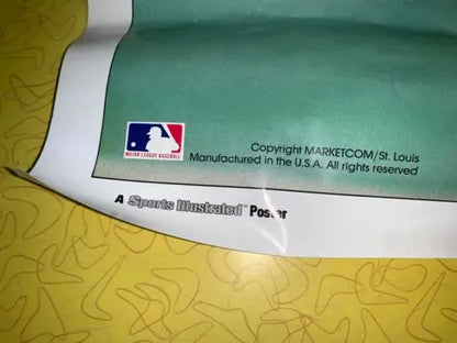 1984 Vintage Original Al Oliver Poster Sports Illustrated for fans and collectors of trading cards