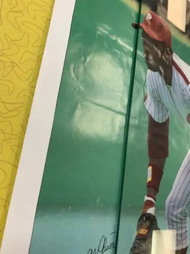 Framed Al Oliver Poster from Sports Illustrated, a rare find for trading card collectors