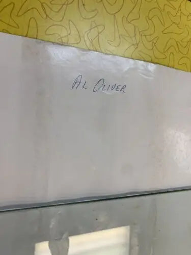 White rectangular box of 1984 Vintage Original Al Oliver Poster Sports Illustrated