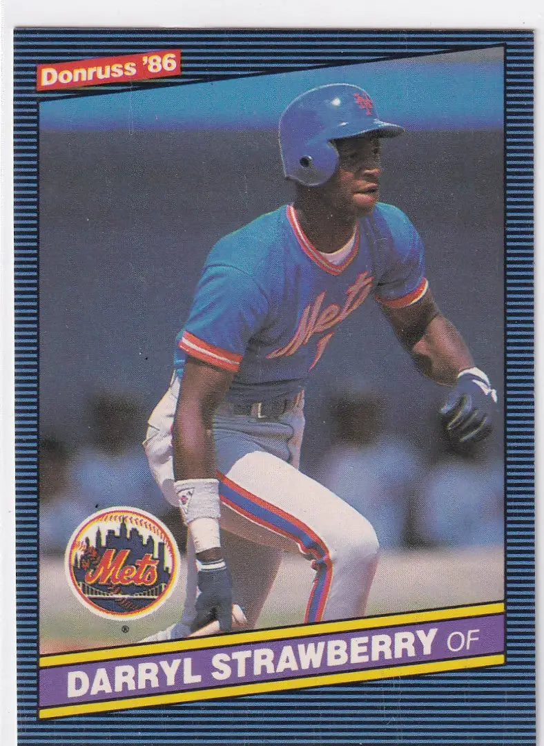 1985 DONRUSS #197 DARRYL STRAWBERRY- NEW YORK METS - Baseball Card Single