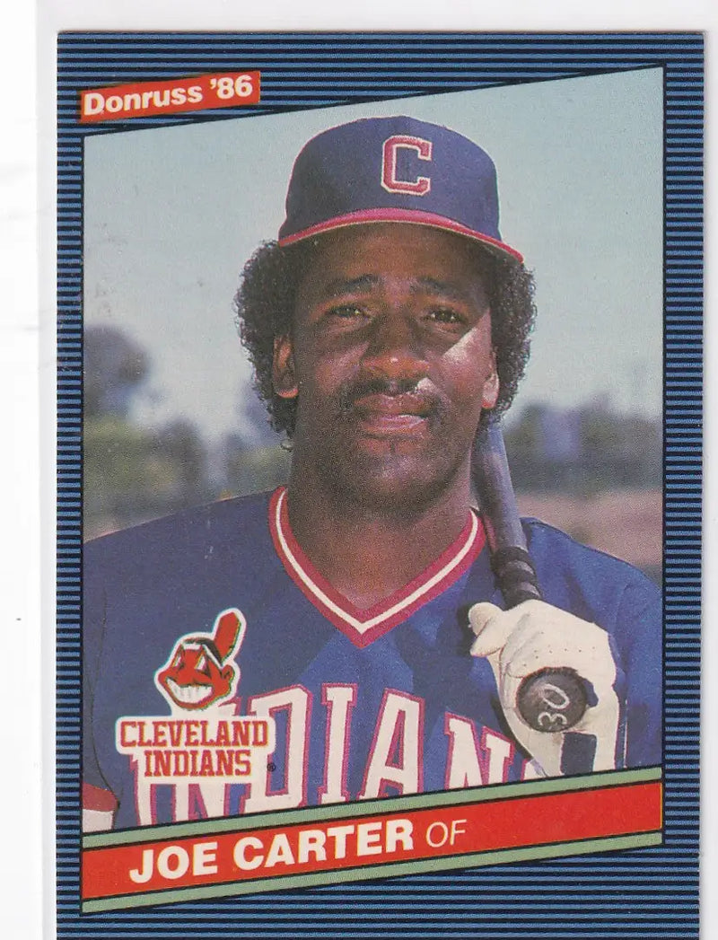 1985 DONRUSS #224 JOE CARTER- CLEVELAND INDIANS - Baseball Card Single