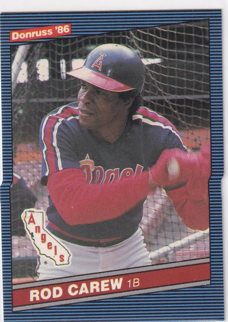 1985 DONRUSS #280 ROD CAREW- ANGELS - Baseball Card Single