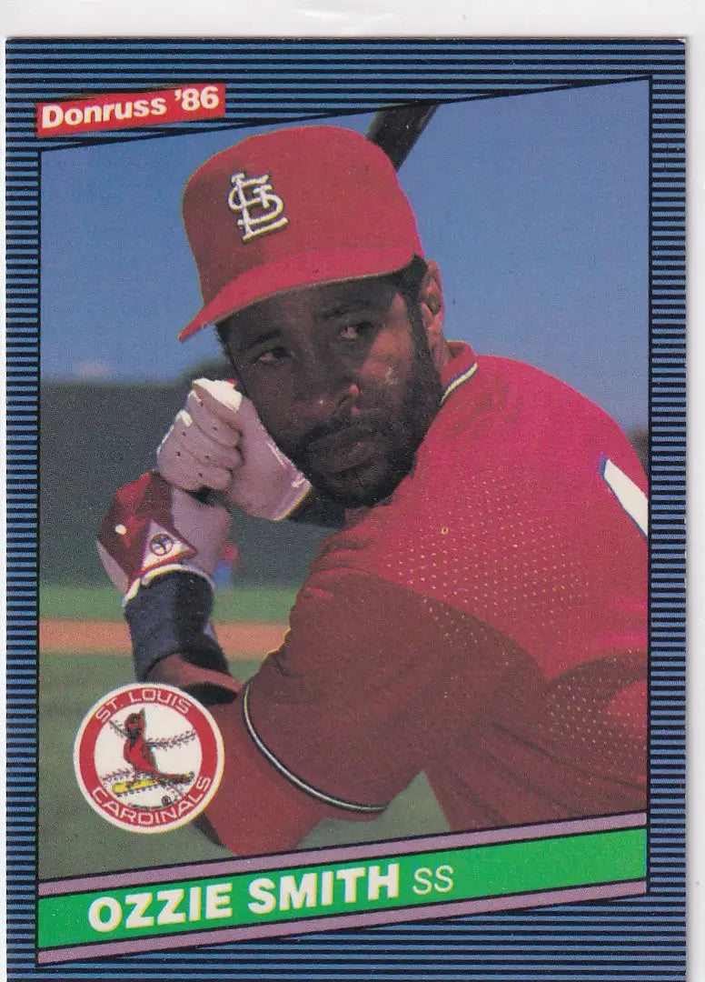 1985 DONRUSS #59 OZZIE SMITH- ST LOUIS CARDINALS - Baseball Card Single