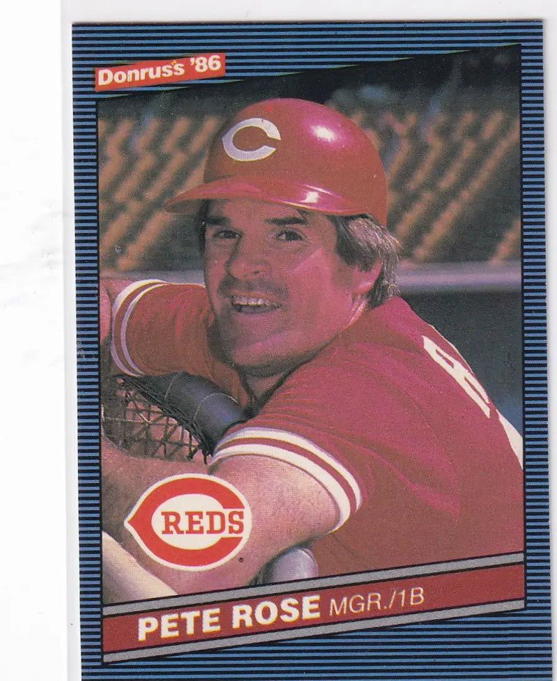 1985 DONRUSS #62 PETE ROSE- CINCINNATI REDS - Baseball Card Single