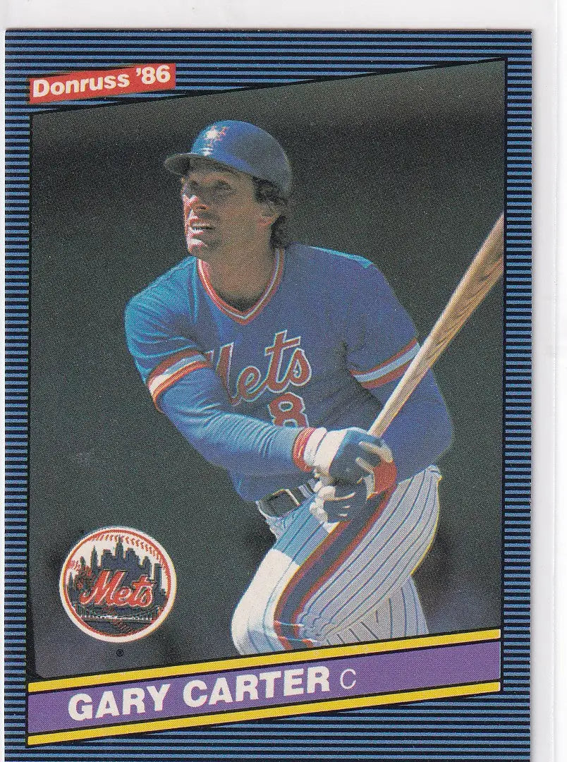 1985 DONRUSS #68 GARY CARTER- NEW YORK METS - Baseball Card Single