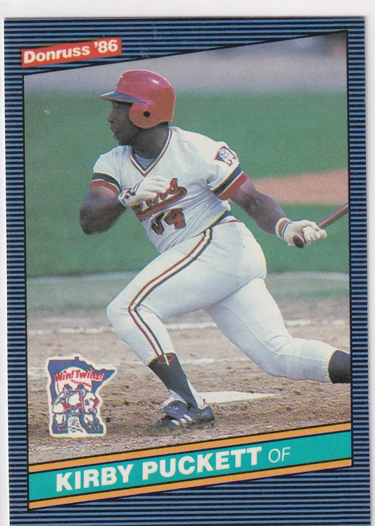 1985 DONRUSS #72 KIRBY PUCKETT- MINNESOTA TWINS - Baseball Card Single