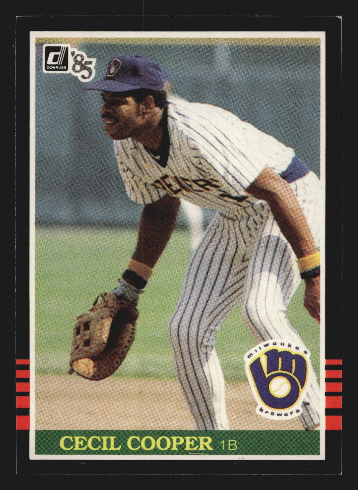 1985 Donruss Cecil Cooper #170 Milwaukee Brewers - Baseball Card Single