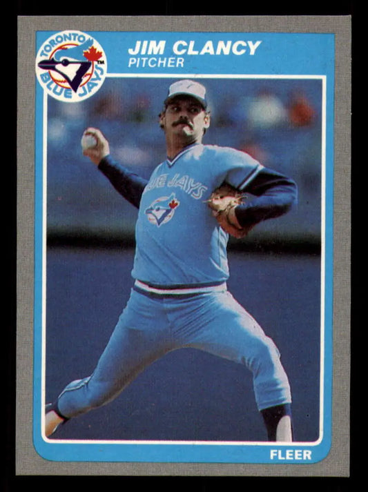1985 Fleer #101 Jim Clancy EX Excellent Toronto Blue Jays Baseball Card - Baseball Card Single