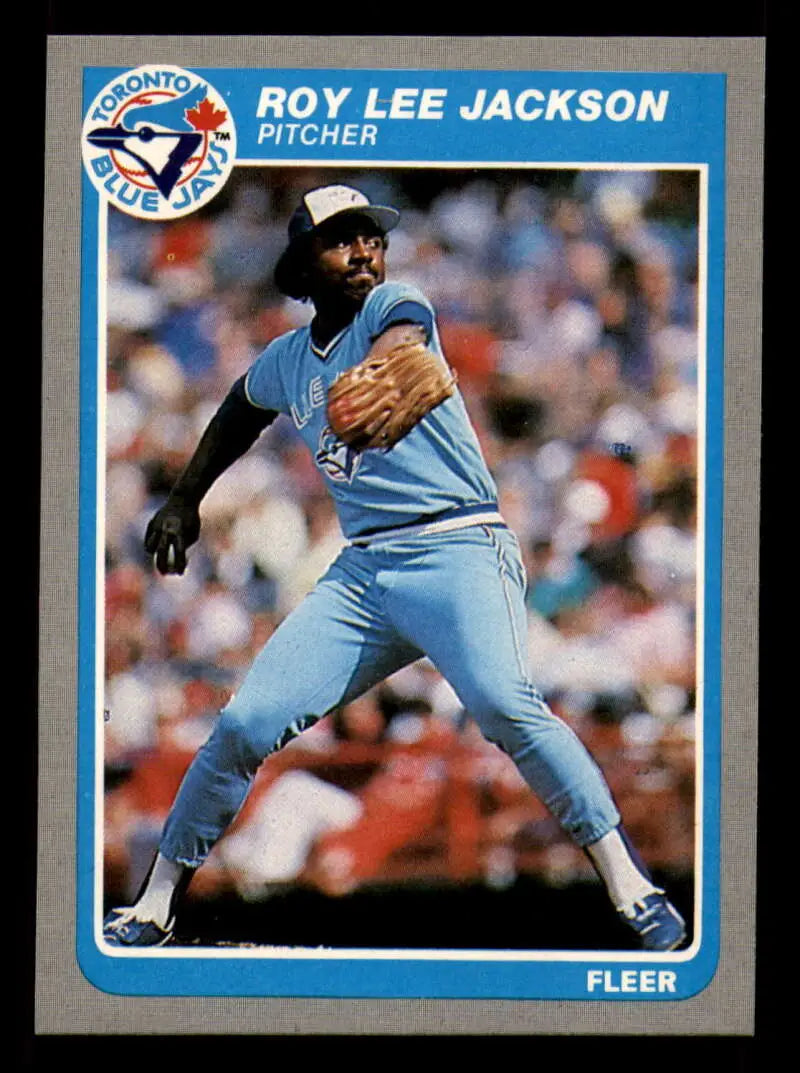 1985 Fleer #108 Roy Lee Jackson EX Excellent Toronto Blue Jays Baseball Card - Baseball Card Single