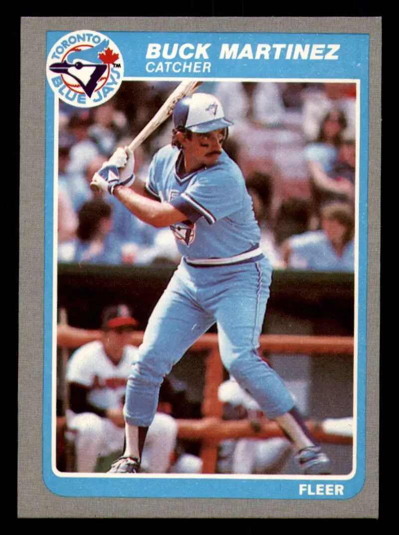 1985 Fleer #114 Buck Martinez EX Excellent Toronto Blue Jays Baseball Card - Baseball Card Single